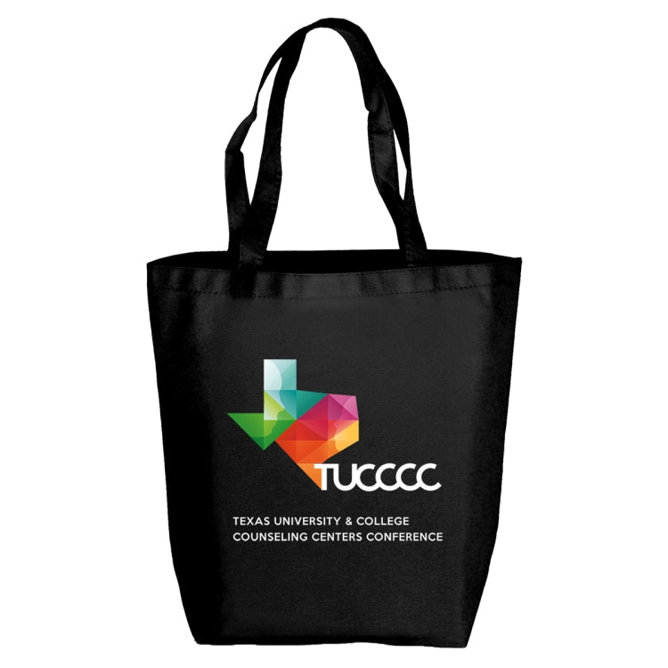 15"W x 14"H x 5"Gusset - "CORAL ECONOMY" Grocery and Shopping Tote Bag