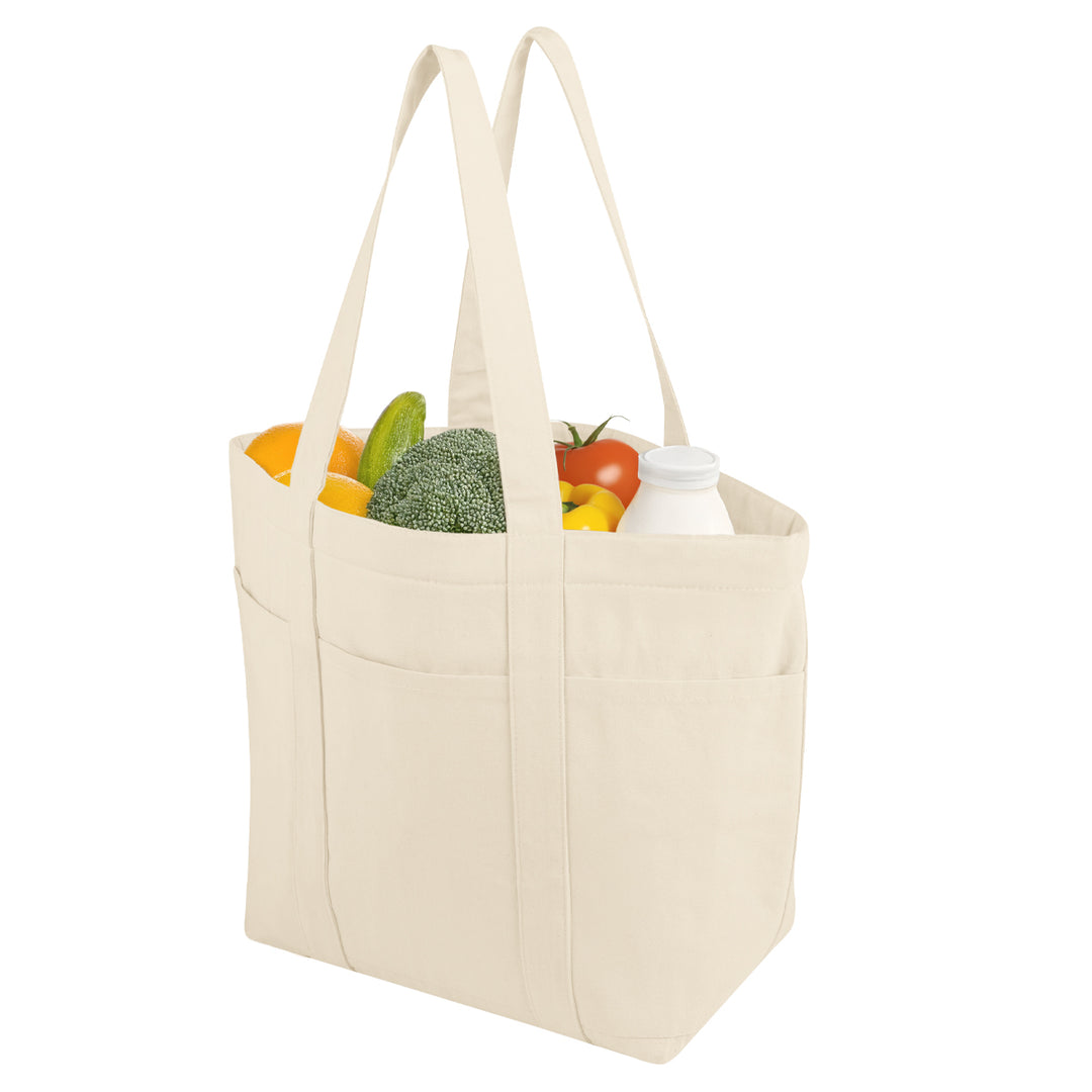 Aware™ 8 Oz. 20 Can Recycled Cotton Cooler Tote Bag