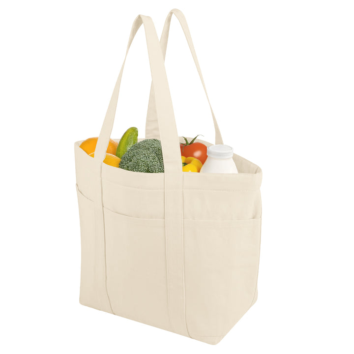 Aware™ 8 Oz. 20 Can Recycled Cotton Cooler Tote Bag
