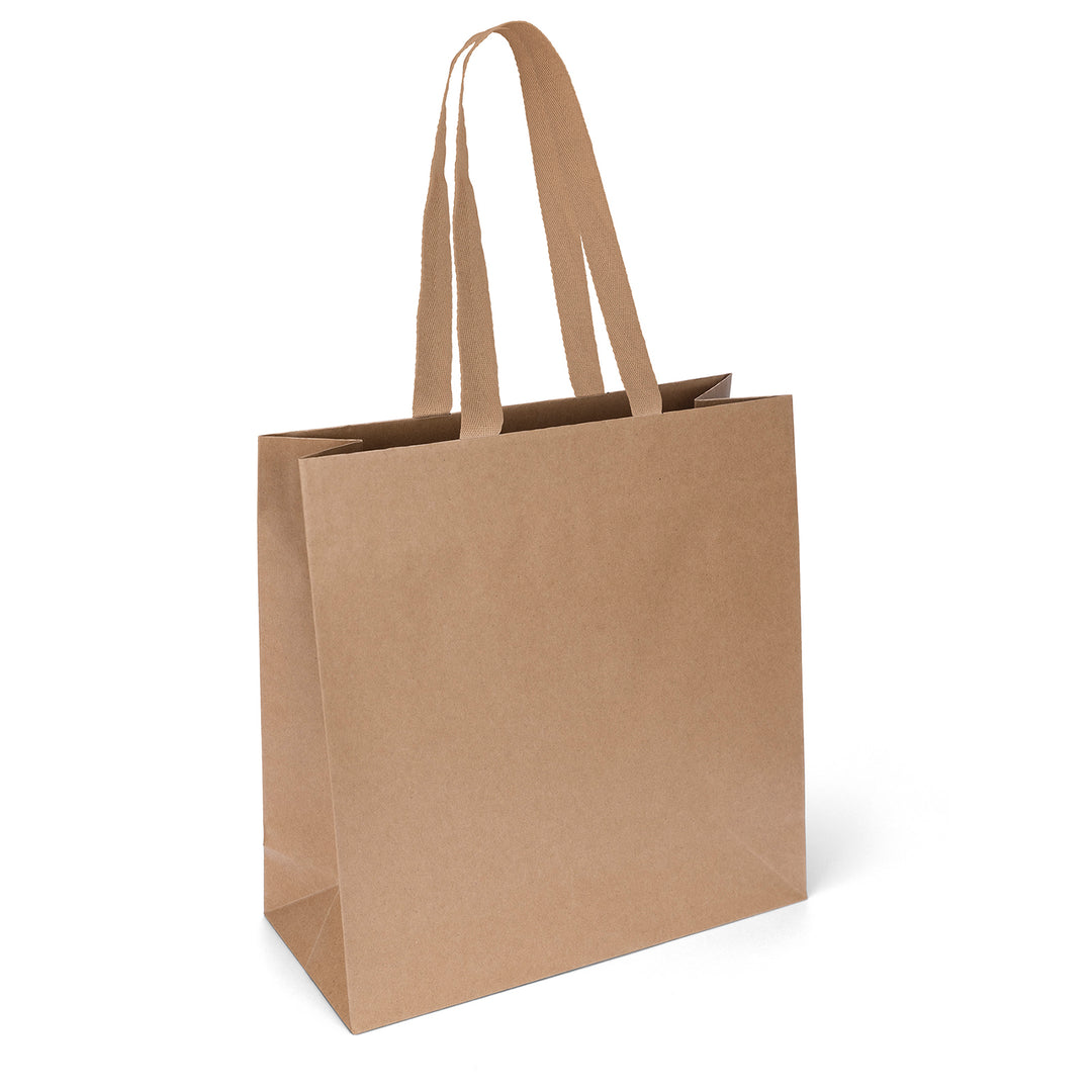Tuscan™- Eco Kraft-Brown Laminated Eurotote - Foil Print