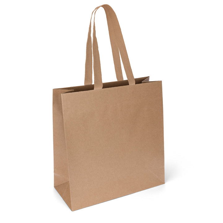 Tuscan™- Eco Kraft-Brown Laminated Eurotote - Foil Print