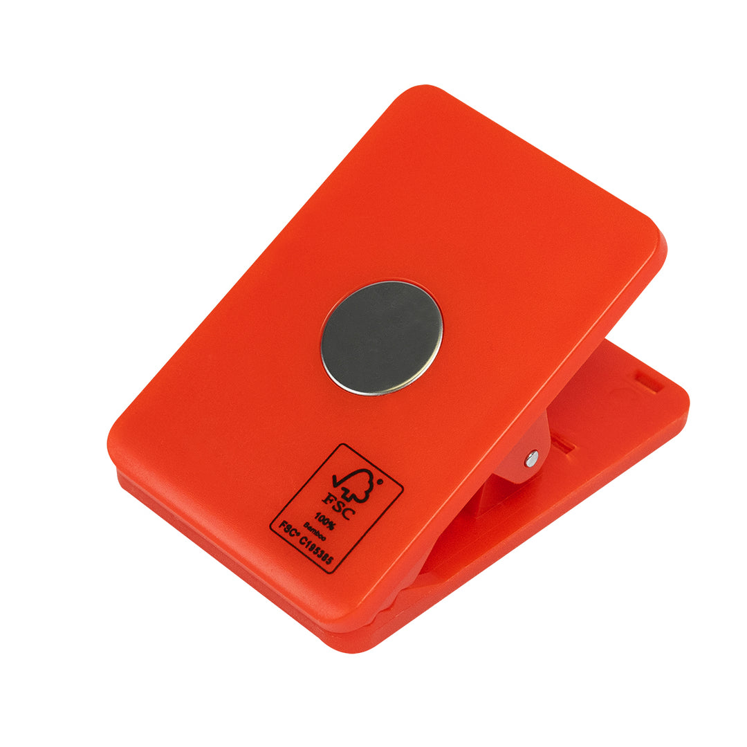 MAGNETIC CLIP WITH BAMBOO ACCENT