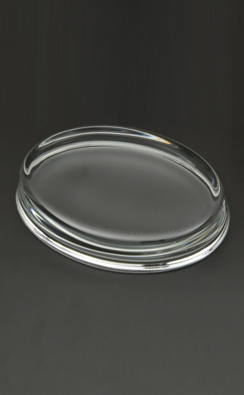Oval Paperweight - Deep Etched