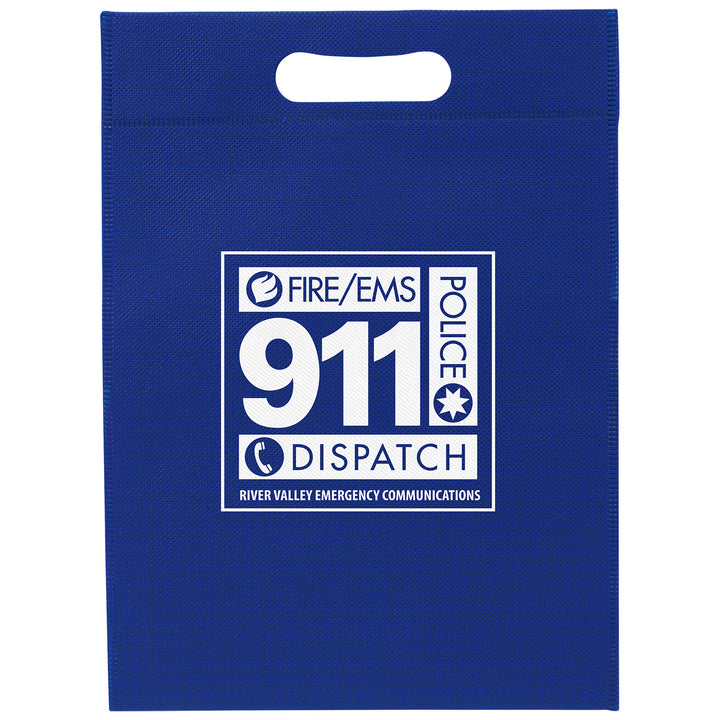 10W x 14H - Non-Woven Die Cut Bag - Screen Print