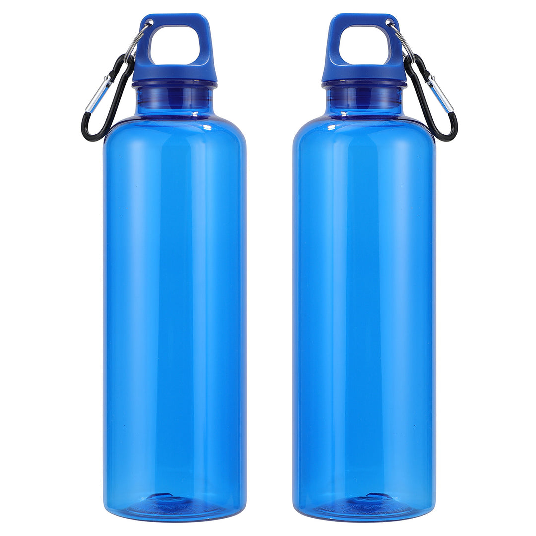 Aloha 25 oz RPET Reusable Translucent Bottle w/ Carabiner