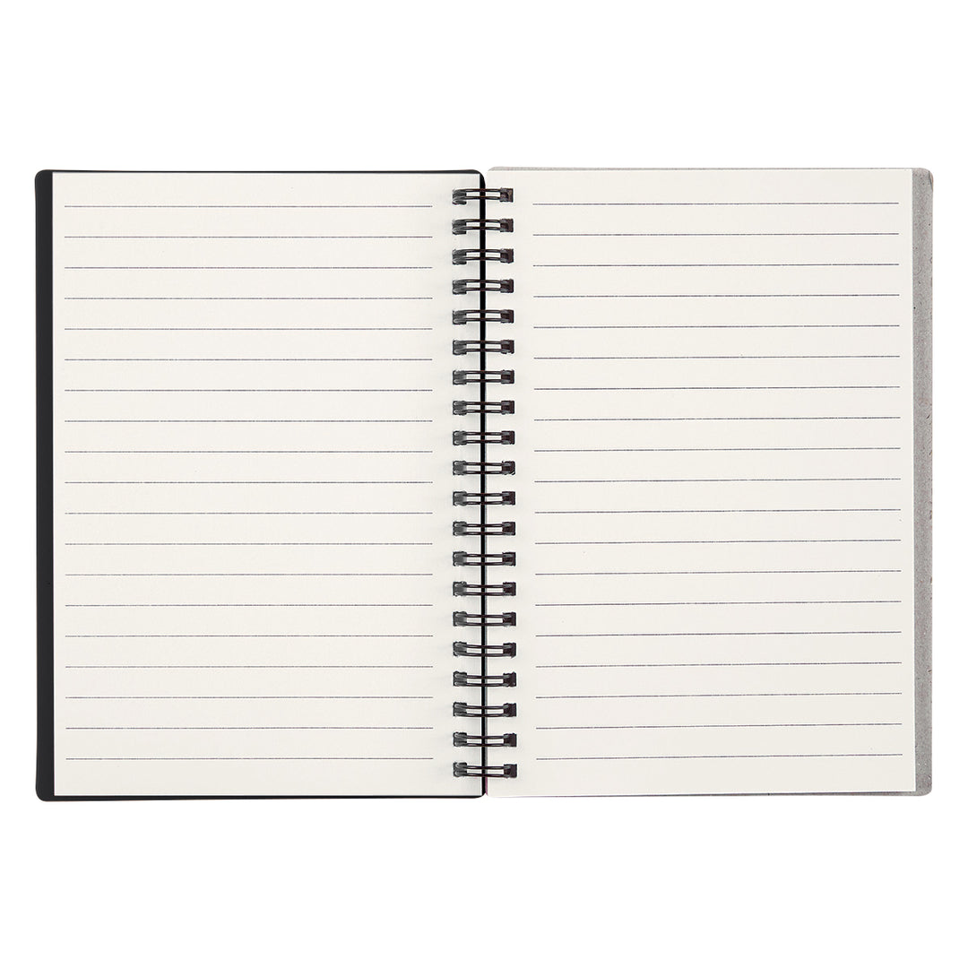 RUBBERY SPIRAL NOTEBOOK