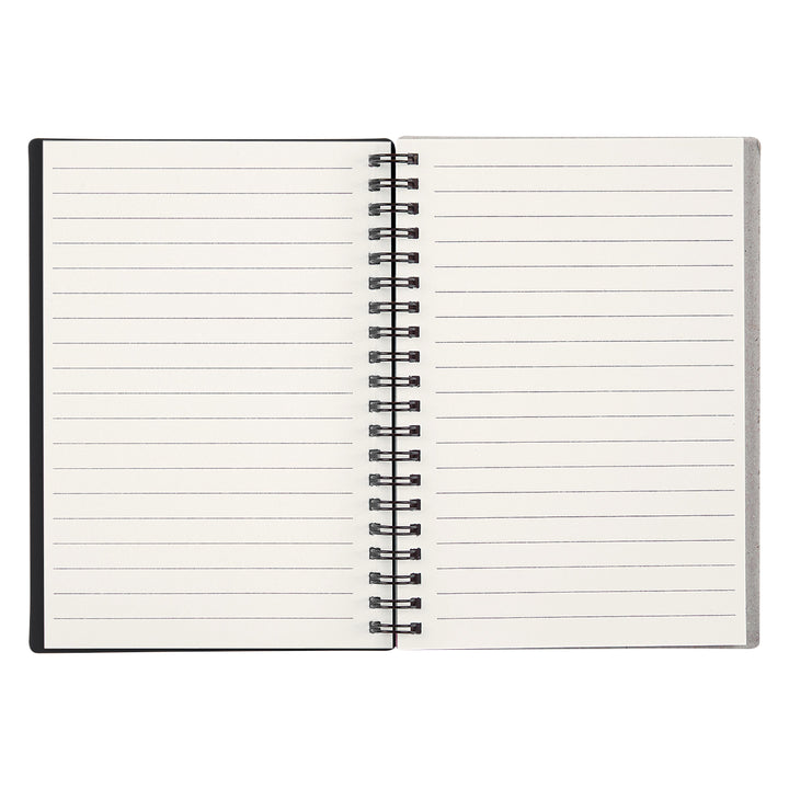 RUBBERY SPIRAL NOTEBOOK