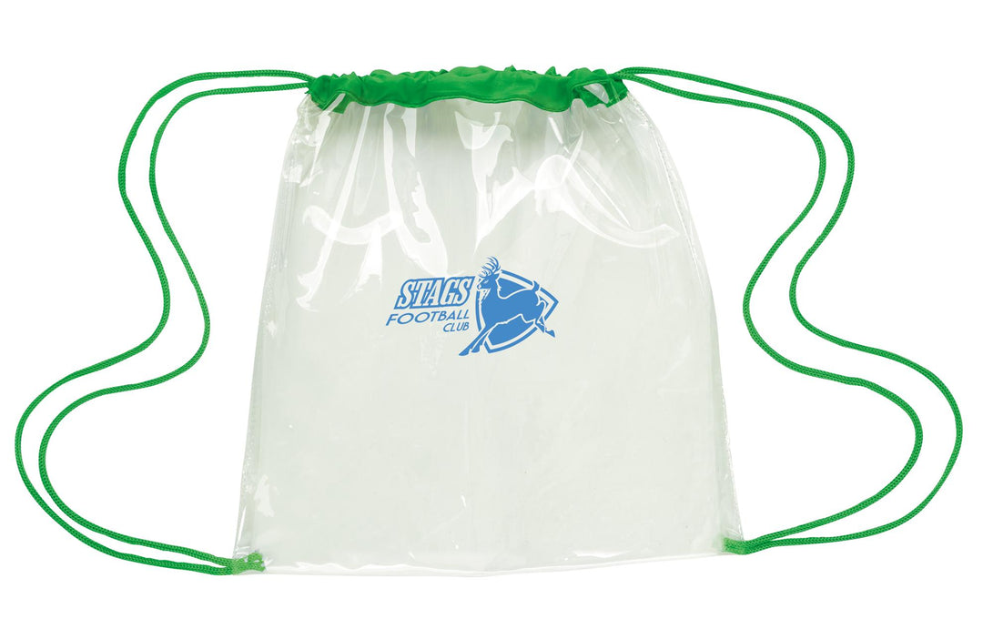 Good Value™ Clear Game Drawstring Backpack