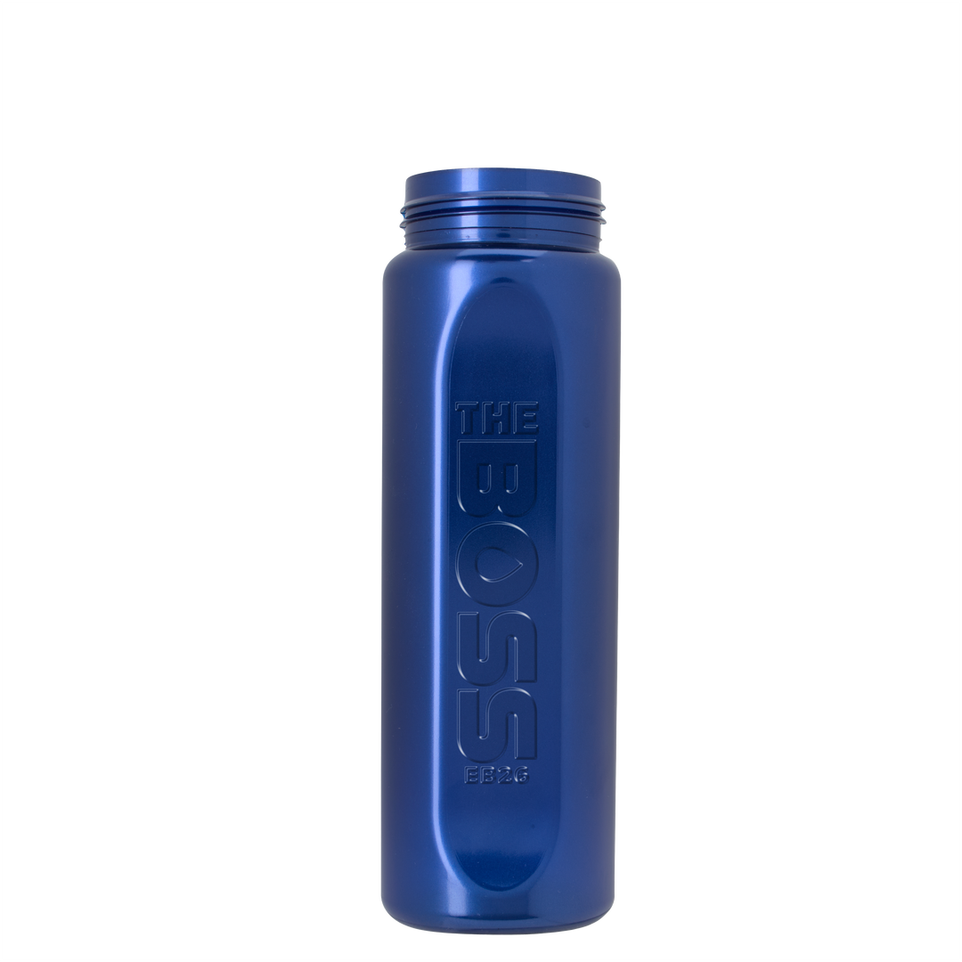Boss Embossed RPET Bottle with Grip Lid - 26 oz.