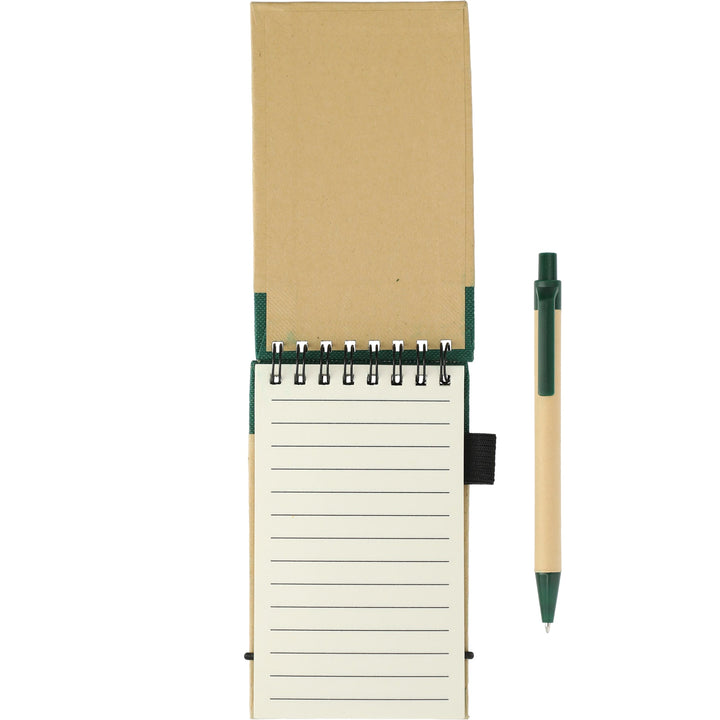 FSC® Mix 5" x 3" Recycled Jotter with Pen
