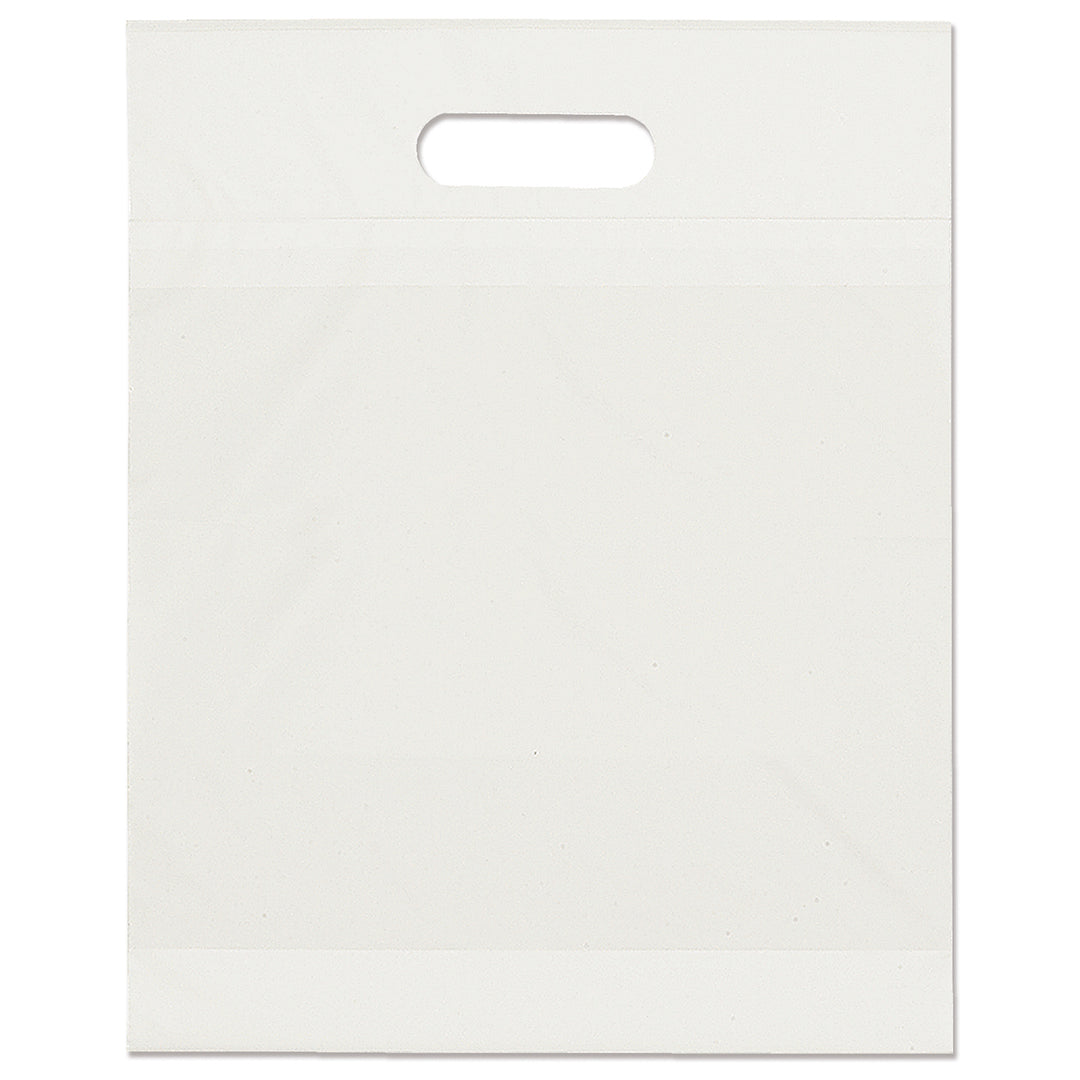Eco Die Cut Handle Bag - 12W x 15H x 3 - Flexo Ink Print