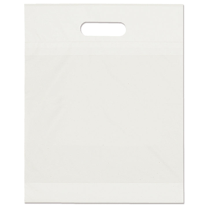 Eco Die Cut Handle Bag - 12W x 15H x 3 - Flexo Ink Print