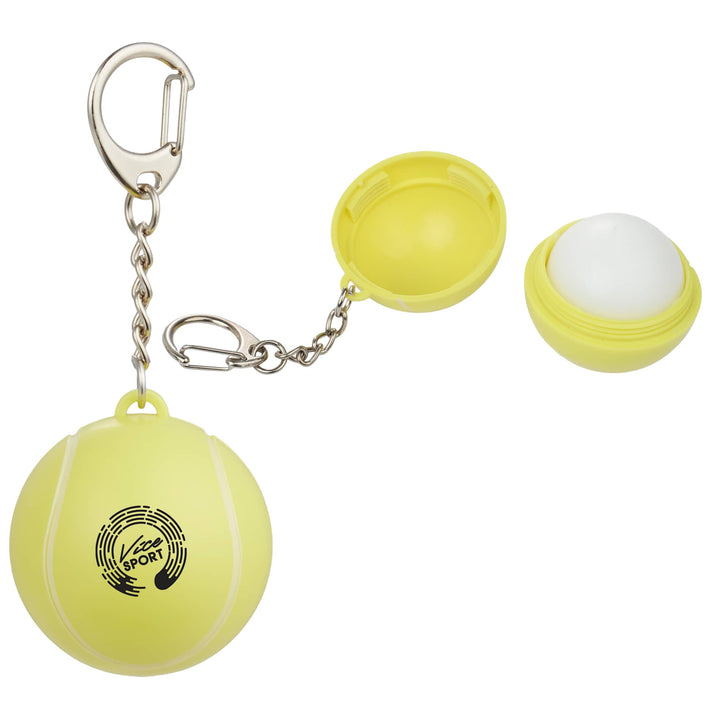Tennis SPF15 Lip Balm with Keychain