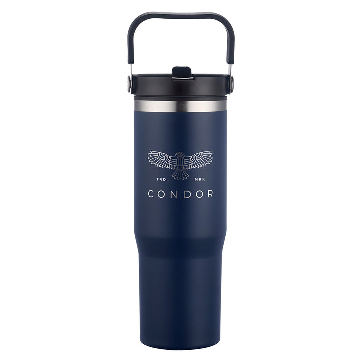 Oreno 30 oz Stainless Steel/Polypropylene Travel Tumbler