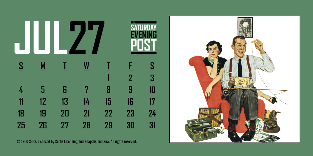 Triumph® Calendars  The Saturday Evening Post Desk Calendar