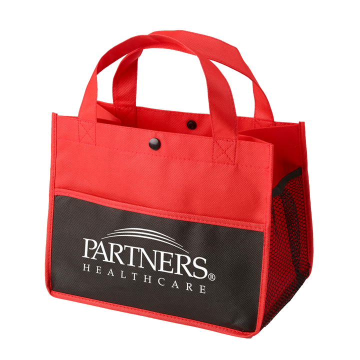 Mini Snap Non-Woven Lunch Tote Bag