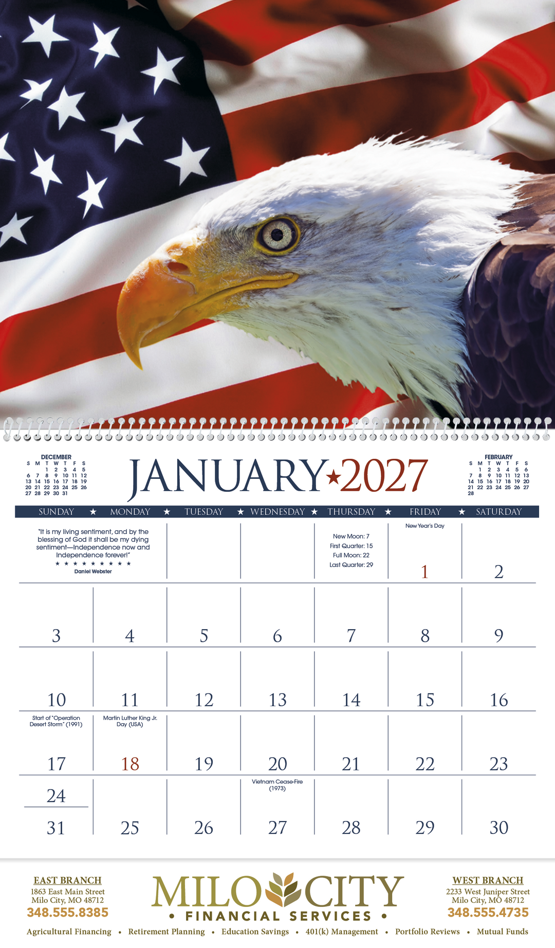 Triumph® Calendars I Love America Calendar