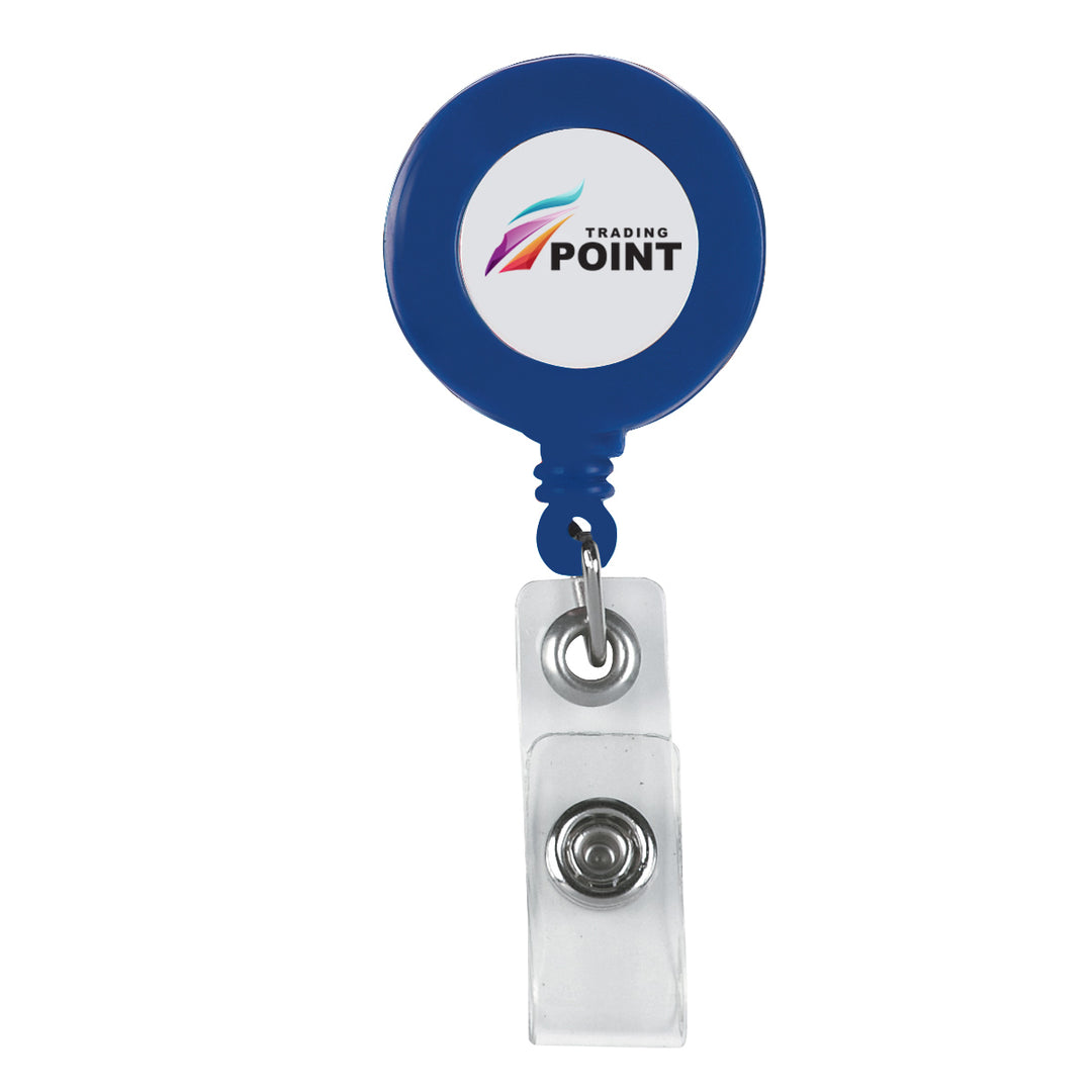Retractable Badge Holder With Laminated Label Full Color