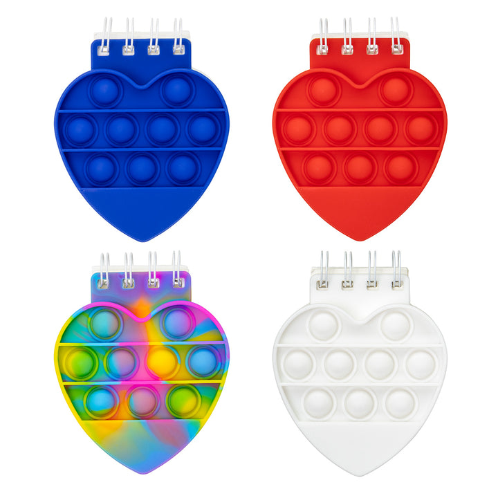 Heart Spiral Notebook Push Pop