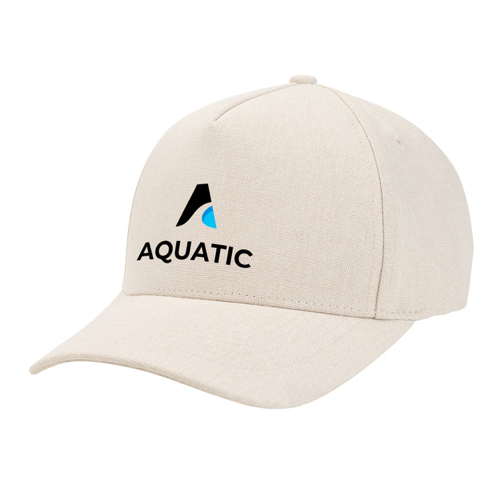 AWARE™ Recycled Cotton Cap with Leatherette Backstrap