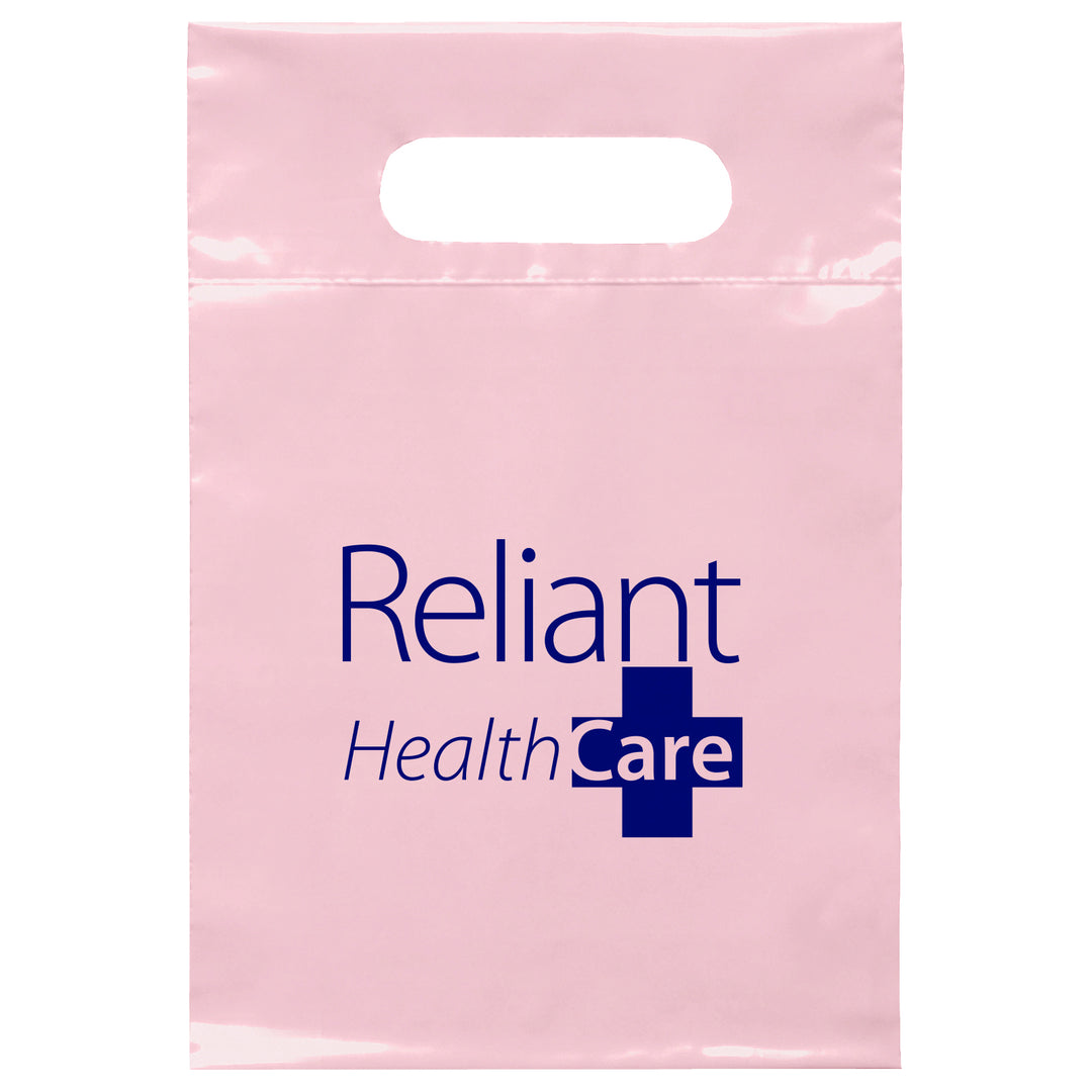 Die Cut Handle Bag - 7W x 10 1/2H - Flexo Ink Print