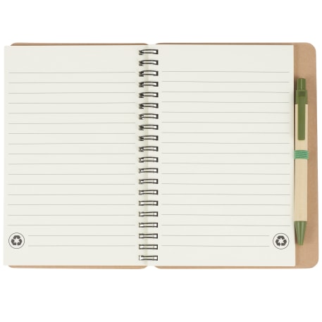 FSC® Mix 5" x 7" Eco Spiral Notebook with Pen