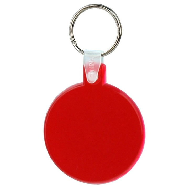 Soft Squeezable Key Tag (Round)