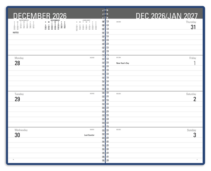 Triumph® Calendars Classic Weekly Desk Planner