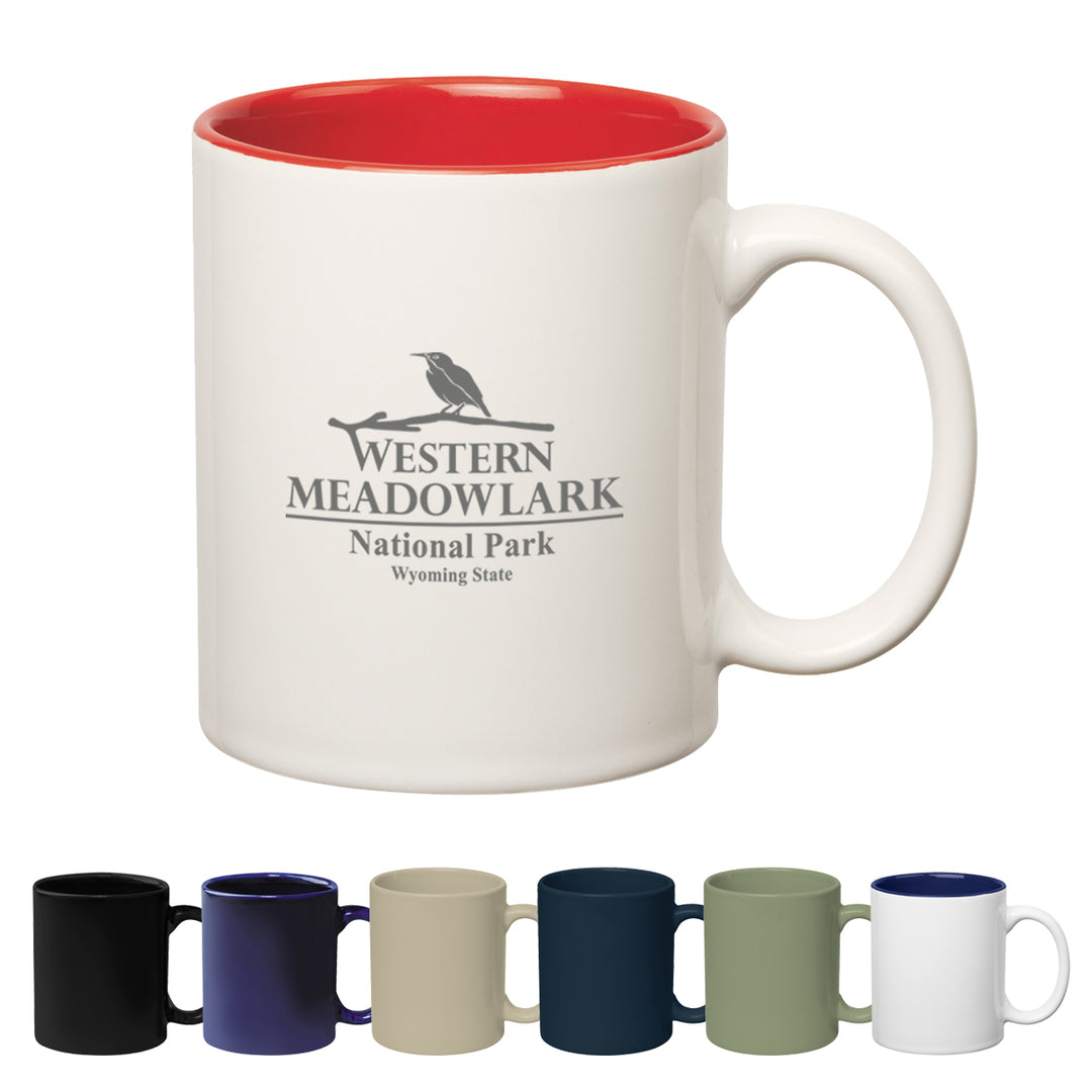 11 Oz. Hughes Stoneware Mug With C-Handle