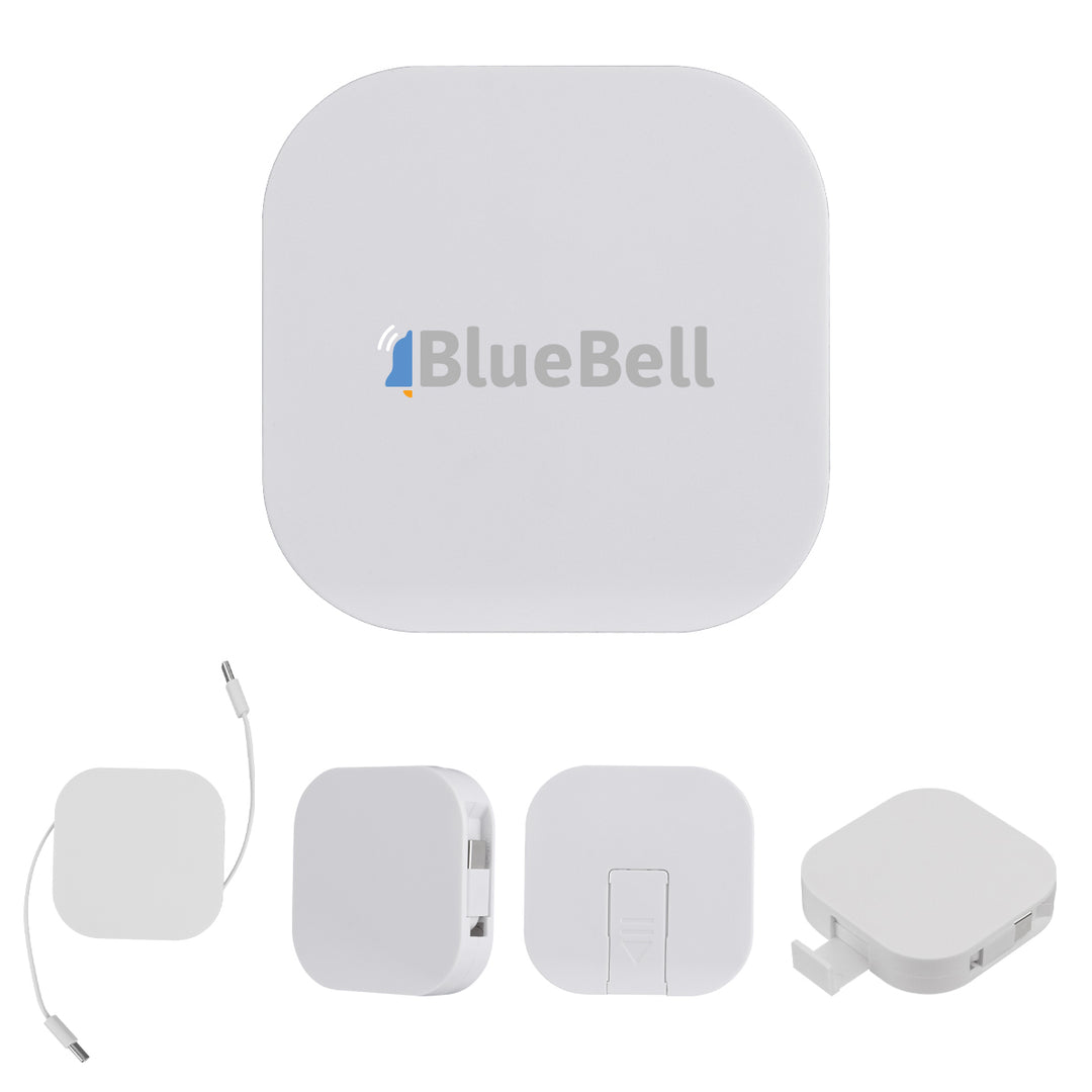 60W rABS Retractable Quick Charging Cable & Phone Stand