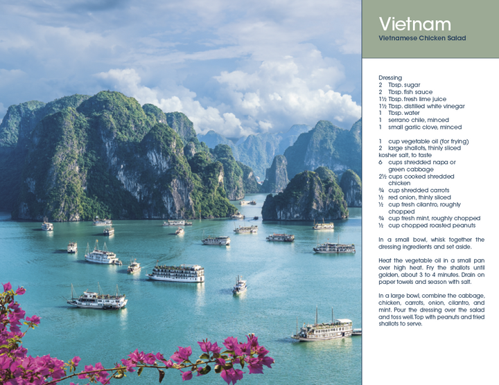 Triumph® Calendars World Scenes with Recipe Calendar