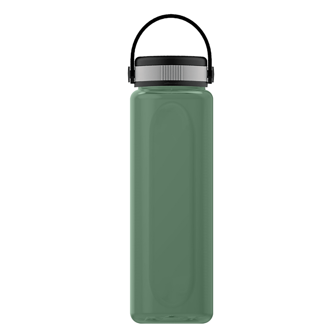 Boss Embossed RPET Bottle with Grip Lid - 26 oz.