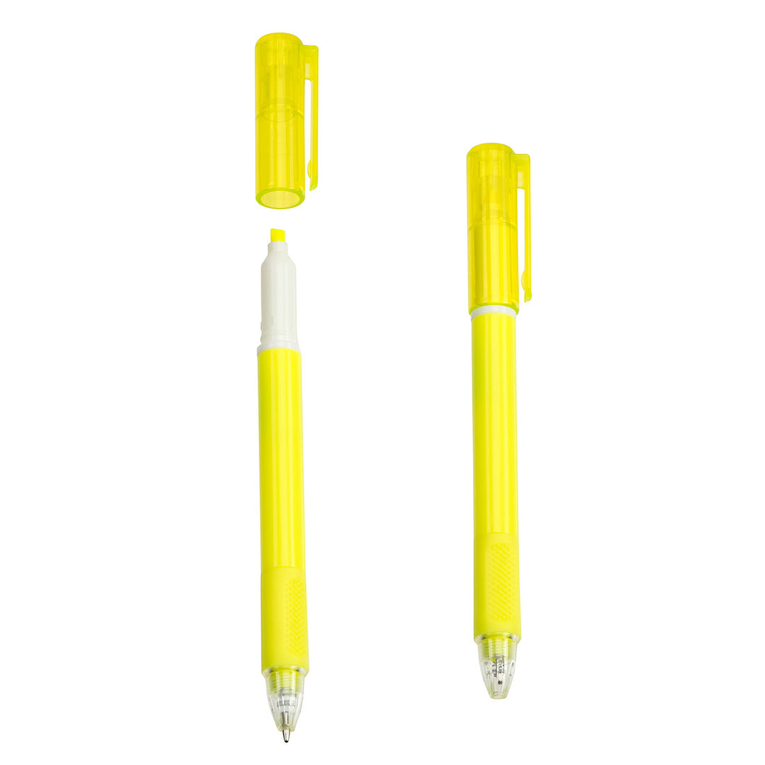 Skywriter Combo Recycled Plastic Ball Pen & Highlighter
