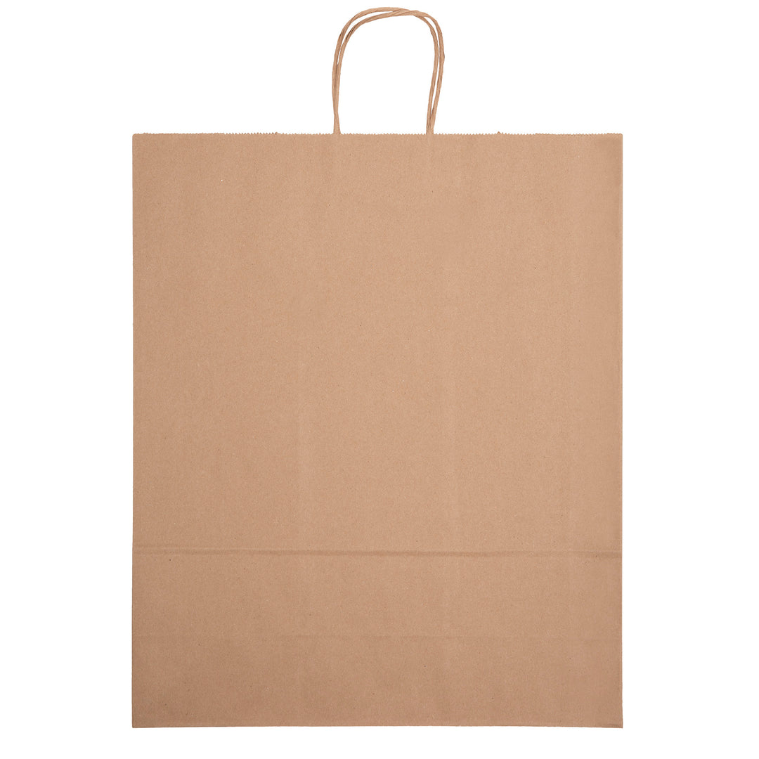 Eco Stephanie - Kraft-Brown Shopper - Flexo Ink Print