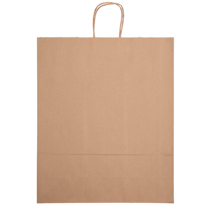 Eco Stephanie - Kraft-Brown Shopper - Flexo Ink Print