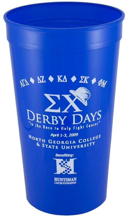 22 oz. Smooth Wall Plastic Stadium Cup