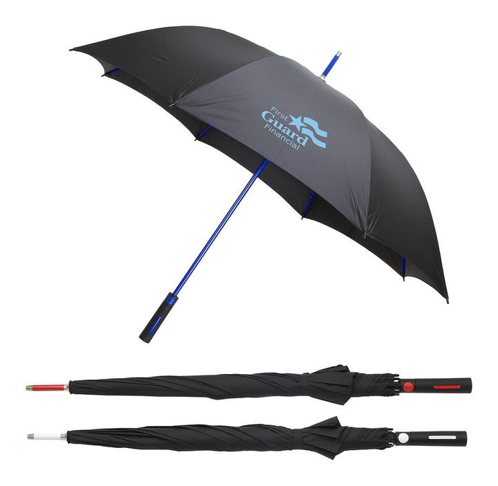 Parkside Auto-Open Umbrella with Contrasting Color Frame