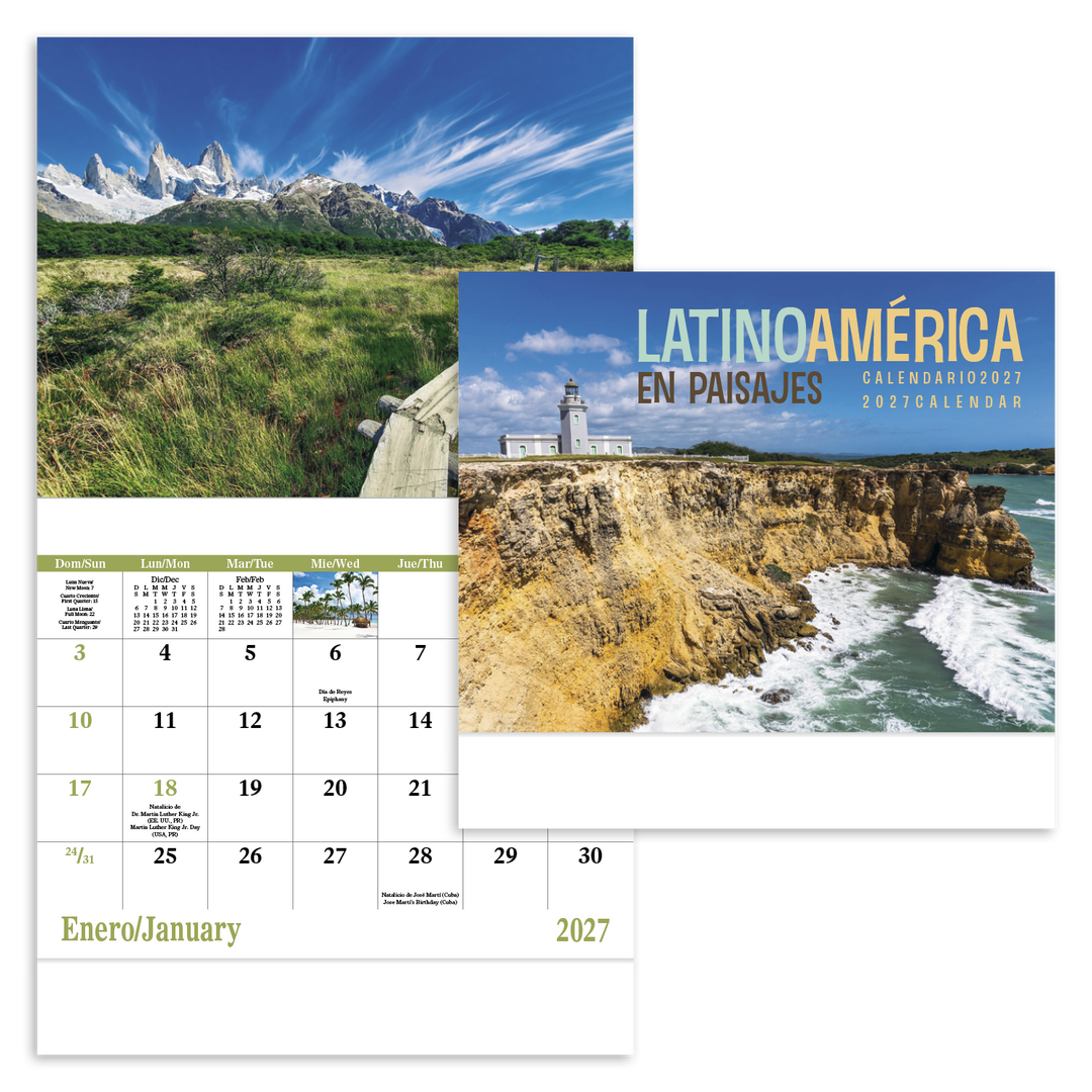 Good Value™ Latinoamerica en Paisajes - Stapled Calendar