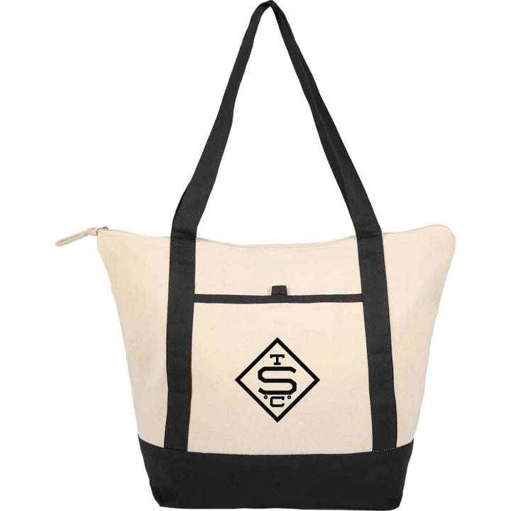 Isle 8oz Organic Cotton Zippered Tote
