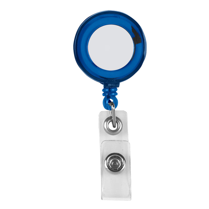 Retractable Badge Holder With Laminated Label Full Color
