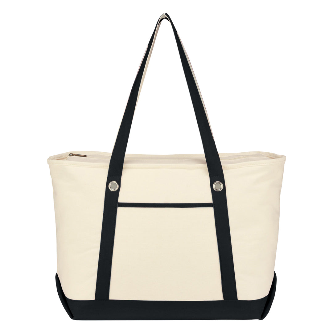 Large 12 Oz. Cotton Canvas Sailing Tote Bag