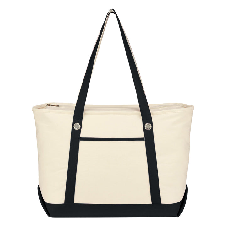 Large 12 Oz. Cotton Canvas Sailing Tote Bag