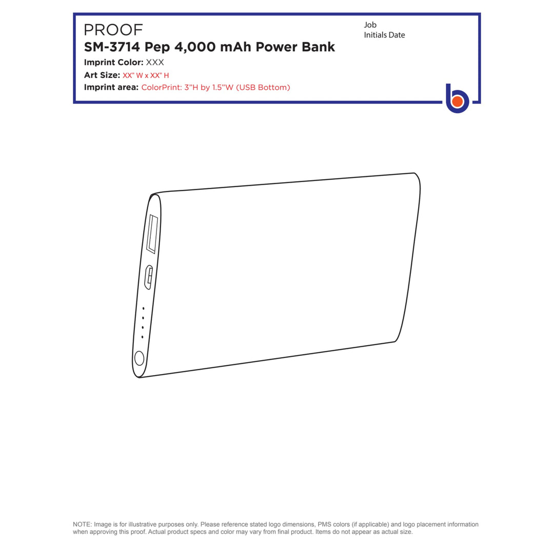 Pep 4000 mAh Power Bank