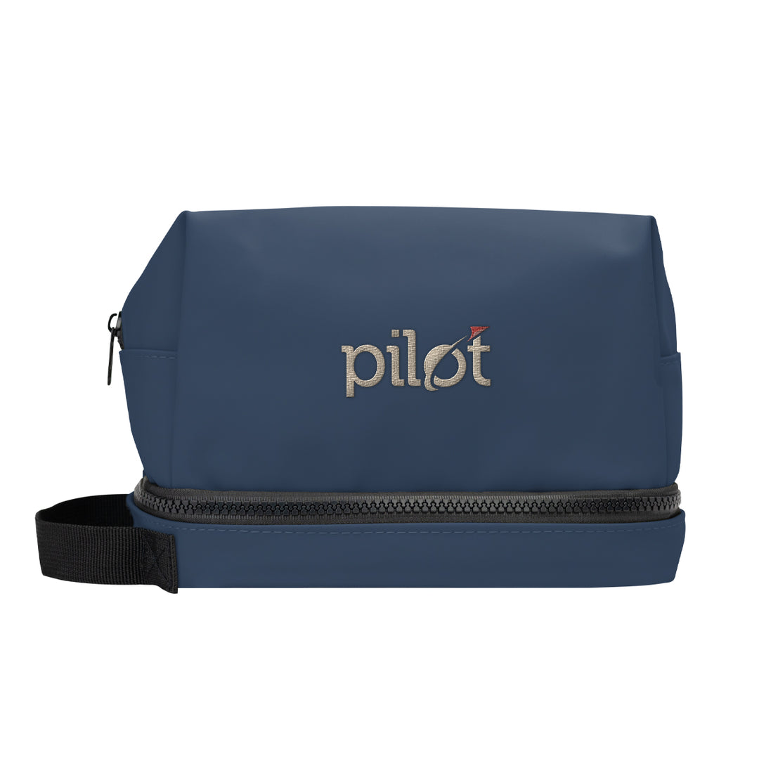 Hudson rPET Leatherette Toiletry Bag
