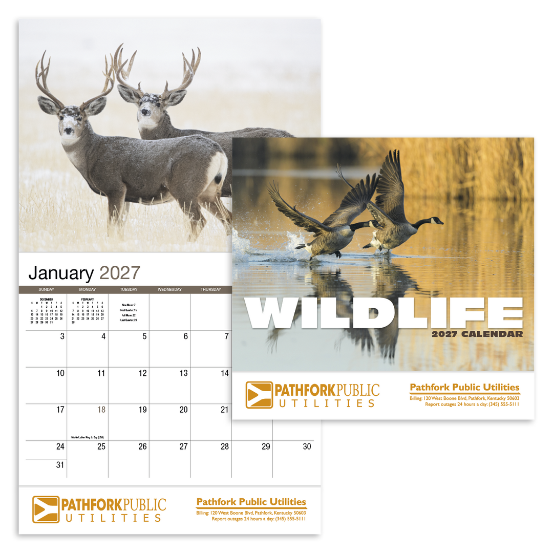 HotLine® Products Wildlife Appointment Calendar - Stapled