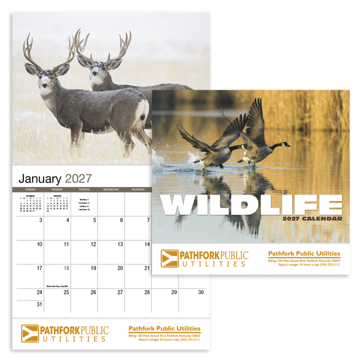 HotLine® Products Wildlife Appointment Calendar - Stapled