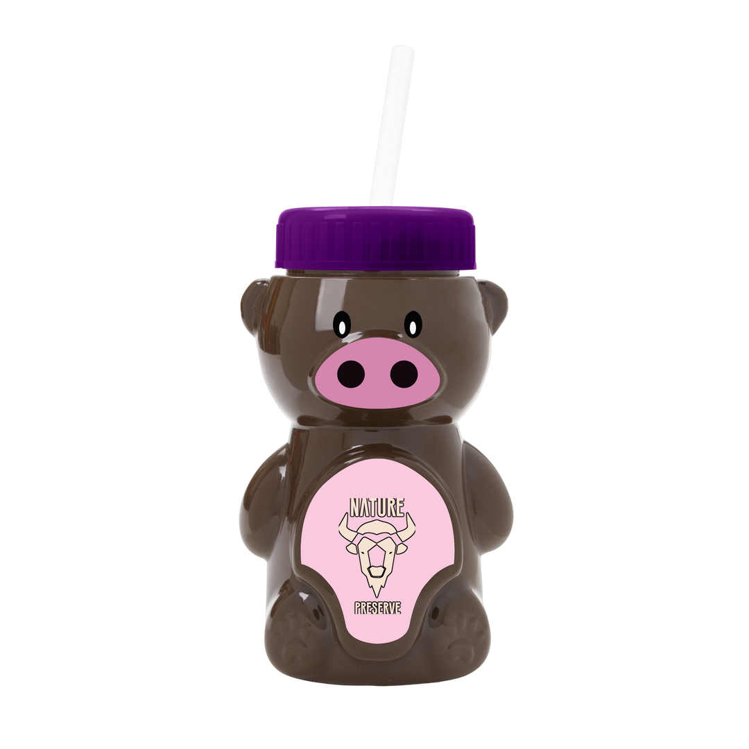 Cubbie RPET Bottle with Straw Lid - 20 oz.