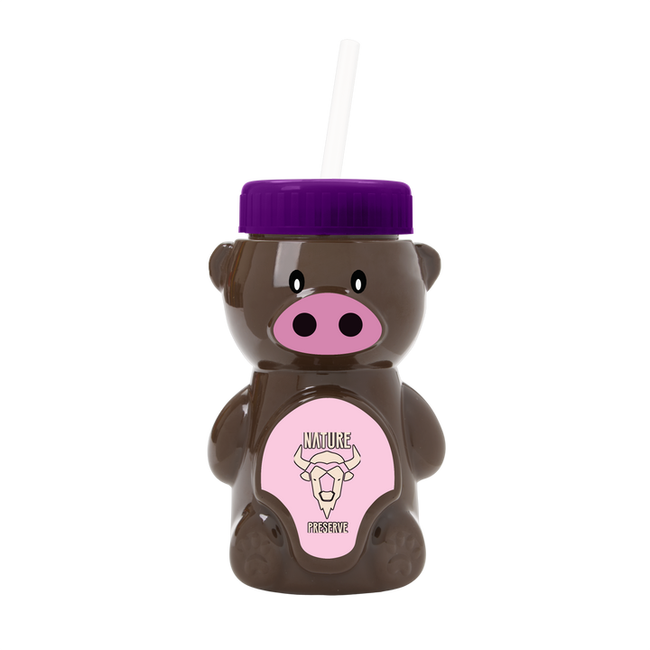Cubbie RPET Bottle with Straw Lid - 20 oz.