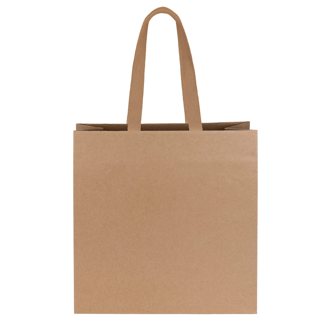 Tuscan™- Eco Kraft-Brown Laminated Eurotote - Foil Print