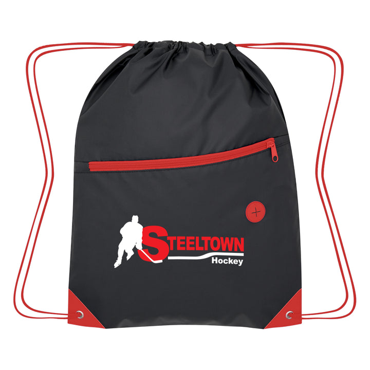Color Pop Recycled Drawstring Bag